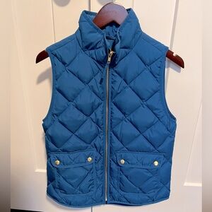 J.Crew Quilted puffer vest Small